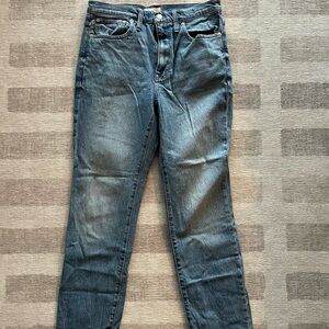 Madewell Highrise Slim Boyfriend Jeans